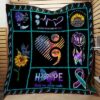 Suicide Prevention Quilt Blanket  Quilt